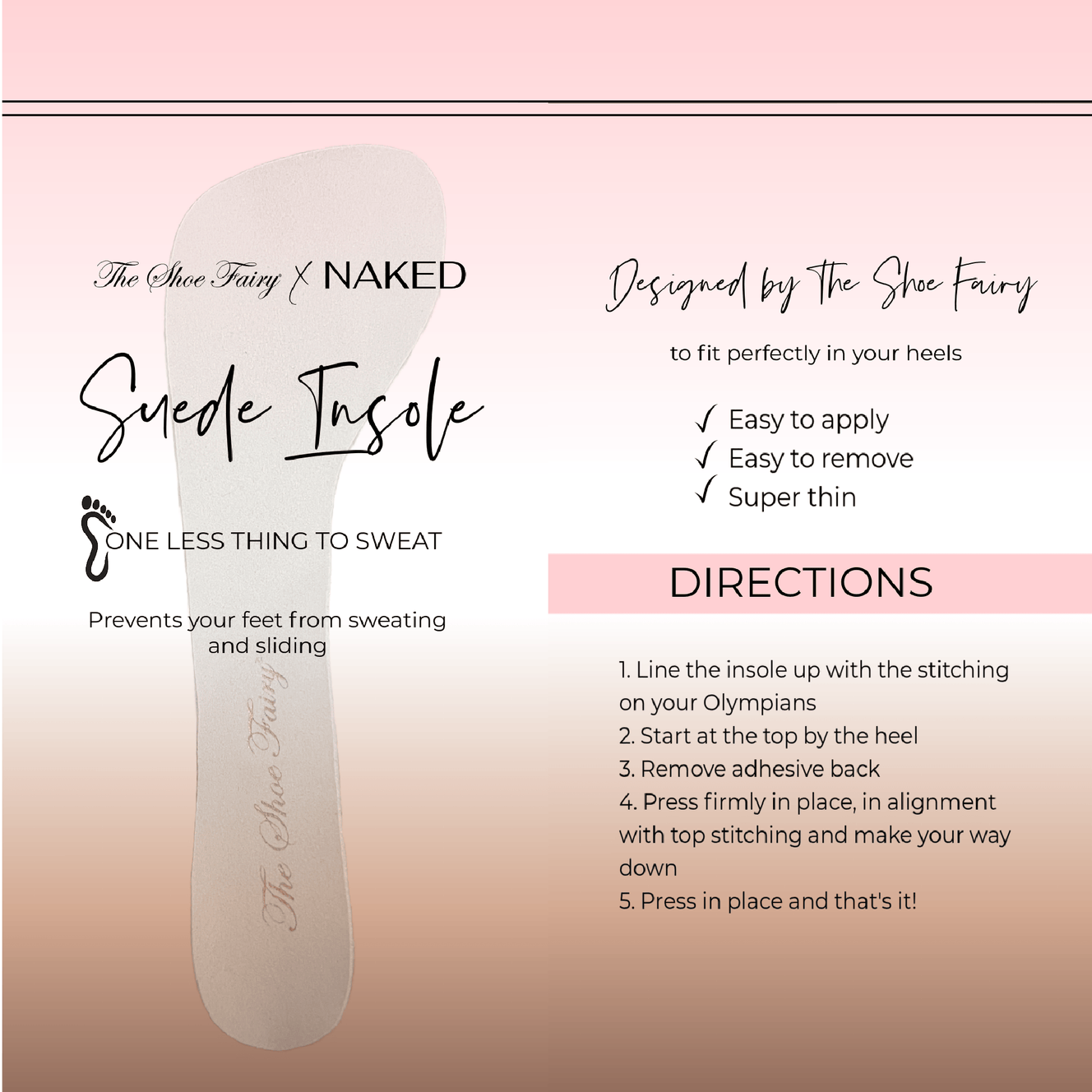 Suede Insole