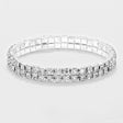 2 ROW STRETCH BRACELET