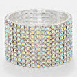10 ROW AB STRETCH BRACELET