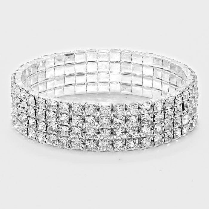 4 ROW STRETCH BRACELET