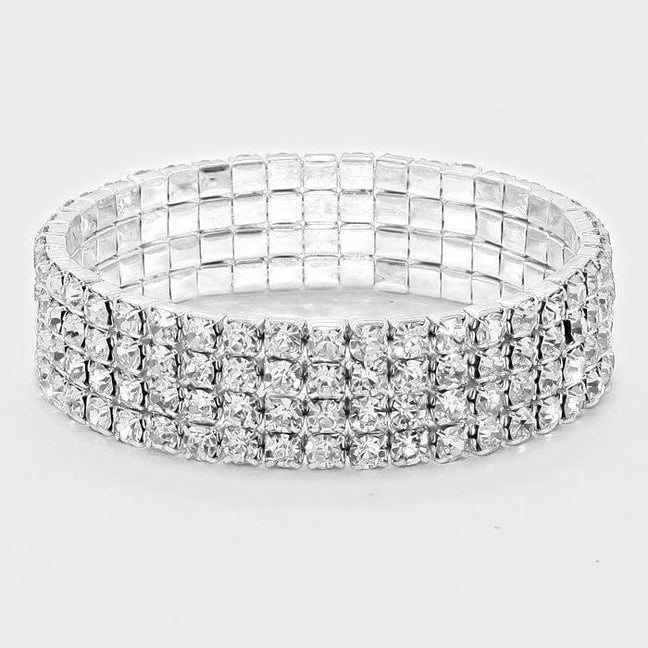4 ROW STRETCH BRACELET