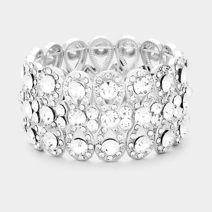 CLEAR INFINITY BRACELET