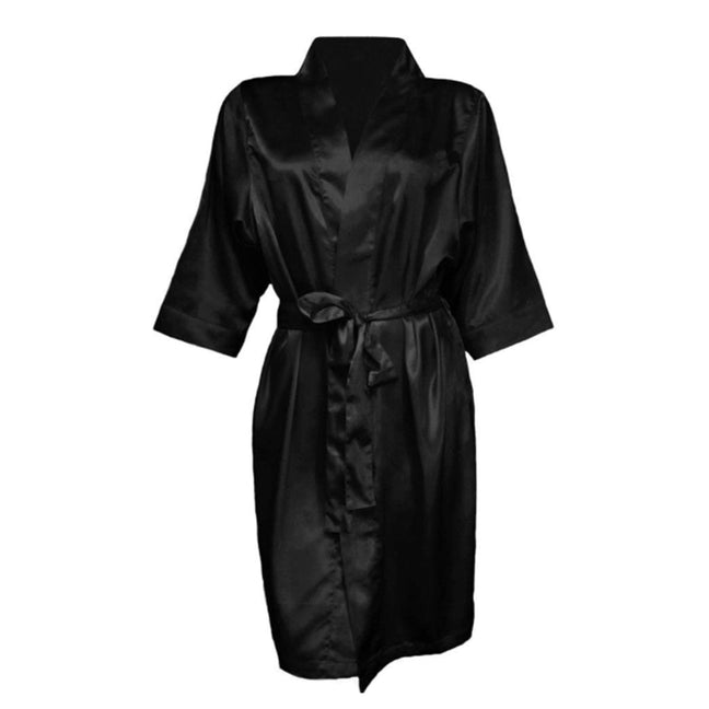 PLAIN SATIN ROBE